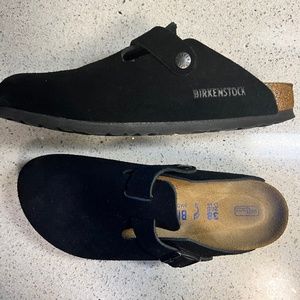 Birkenstock Mule -Black Suede leather Boston size 38